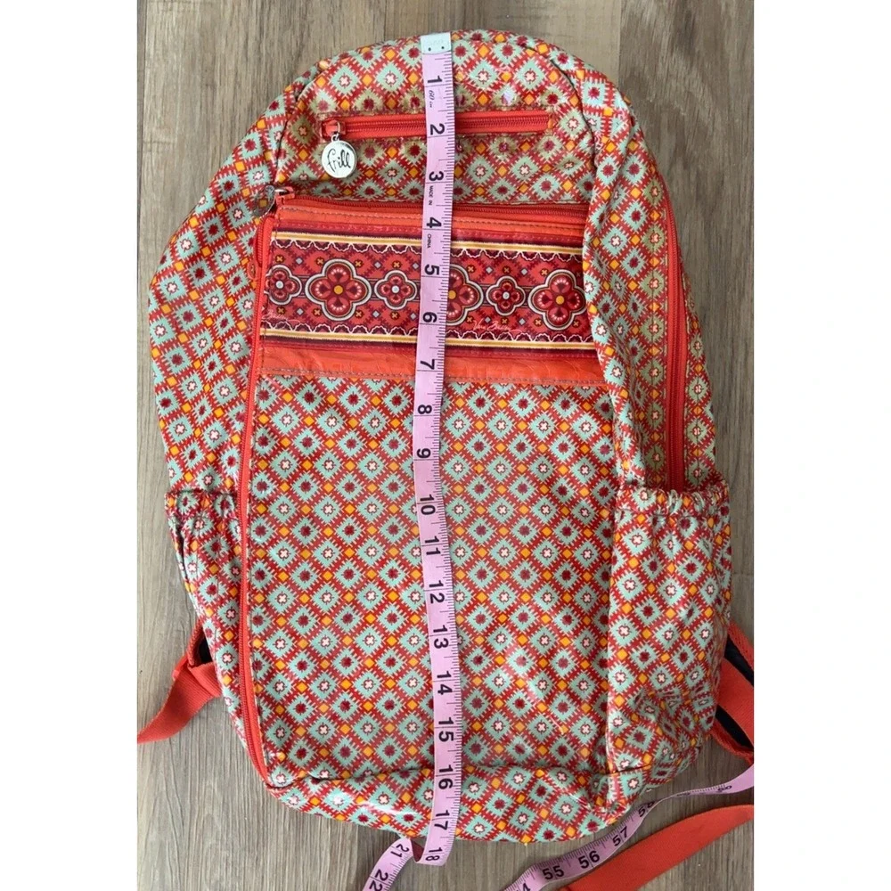 Vera Bradley Lylas Paprika Frill Backpack‎